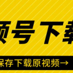 视频号视频下载软件神器:一键保存下载原视频-壹选资源网-各种项目精选资源下载