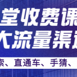 电商培训课：淘系4大流量渠道玩法【搜索、直通车、手猜、魔方】-壹选资源网-各种项目精选资源下载