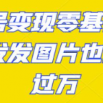 抖音头像号变现项目零基础教程：发发图片也能月入过万-壹选资源网-各种项目精选资源下载