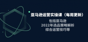 亚马逊运营实操课：亚马逊最新选品策略解析，综合运营技巧等-壹选网-各种精选资源福利