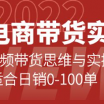 抖音电商带货实操课：短视频带货思维与实操【新手必学】-壹选资源网-各种项目精选资源下载