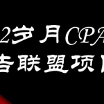 岁月CPA-3.0广告联盟项目：日收入单机200+，放大操作，收益无上限【外面卖1280】-壹选资源网-各种项目精选资源下载